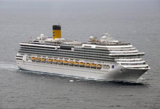 Imagen aerea del Costa Serena 